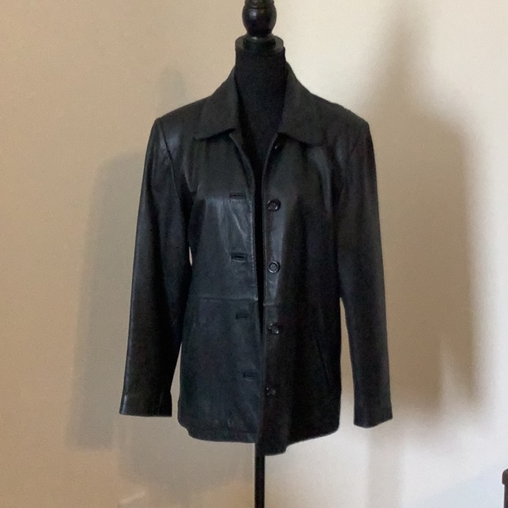 Lamb Skin leather coat